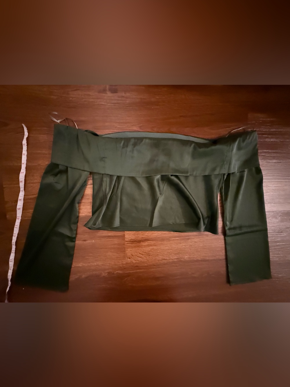 vestique Olive Green crop top